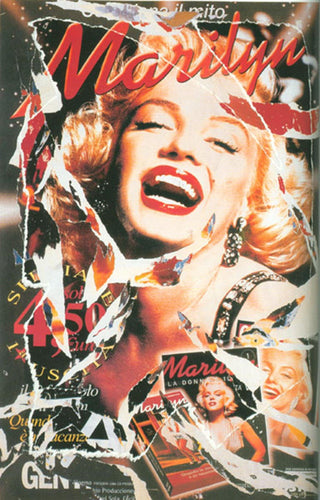 Omaggio a Marilyn (A Tribute to Marilyn) Screenprint | Mimmo Rotella,{{product.type}}