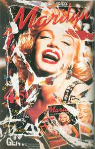Omaggio a Marilyn (A Tribute to Marilyn) Screenprint | Mimmo Rotella,{{product.type}}