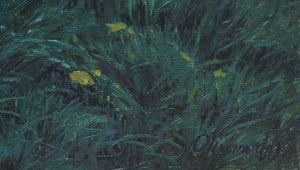 Ombre Lunghe in Risaia (Long Shadows in Paddy Field) Oil | Oliviero Masi,{{product.type}}
