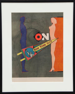 On (New York City) Lithograph | Richard Lindner,{{product.type}}