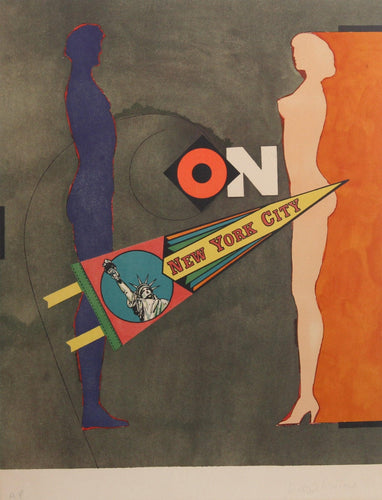 On (New York City) Lithograph | Richard Lindner,{{product.type}}