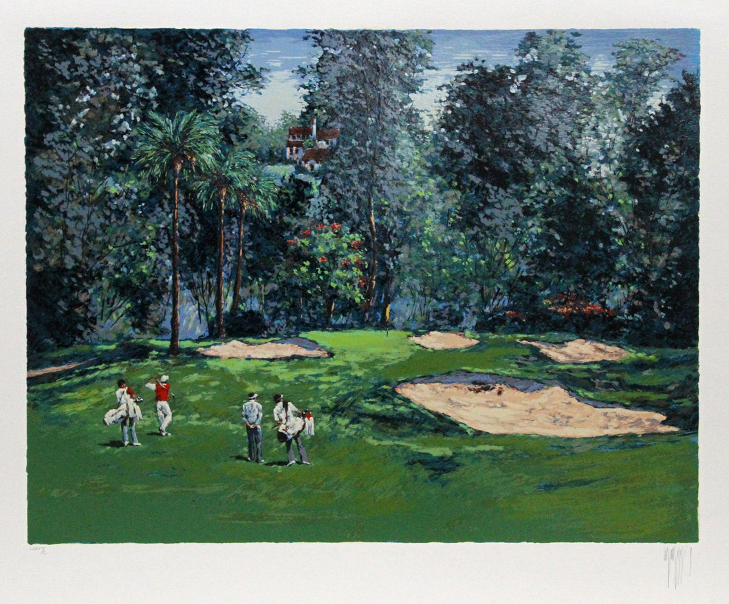 On the Fairway Screenprint | Mark King,{{product.type}}