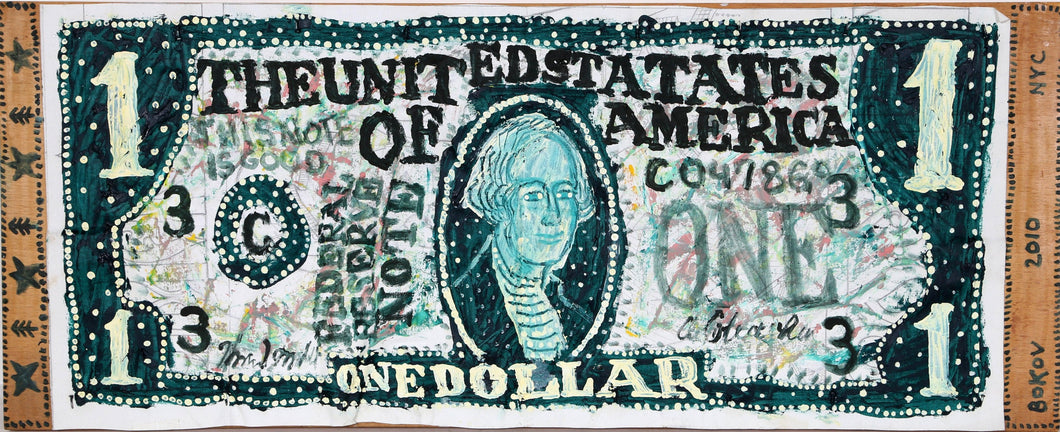 One Dollar Bill Acrylic | Konstantin Bokov,{{product.type}}