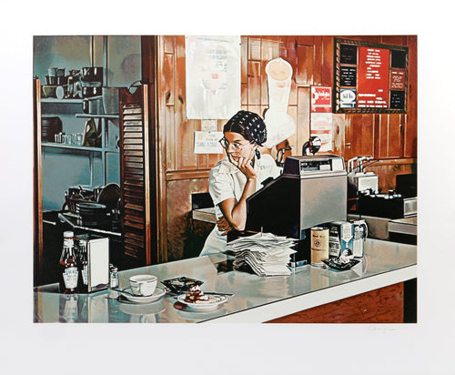 One-Eleven Diner Screenprint | Ralph Goings,{{product.type}}