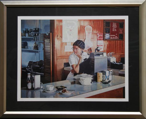 One-Eleven Diner Screenprint | Ralph Goings,{{product.type}}