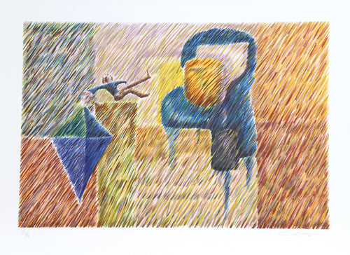 One's Chair Lithograph | Charles Chamot,{{product.type}}