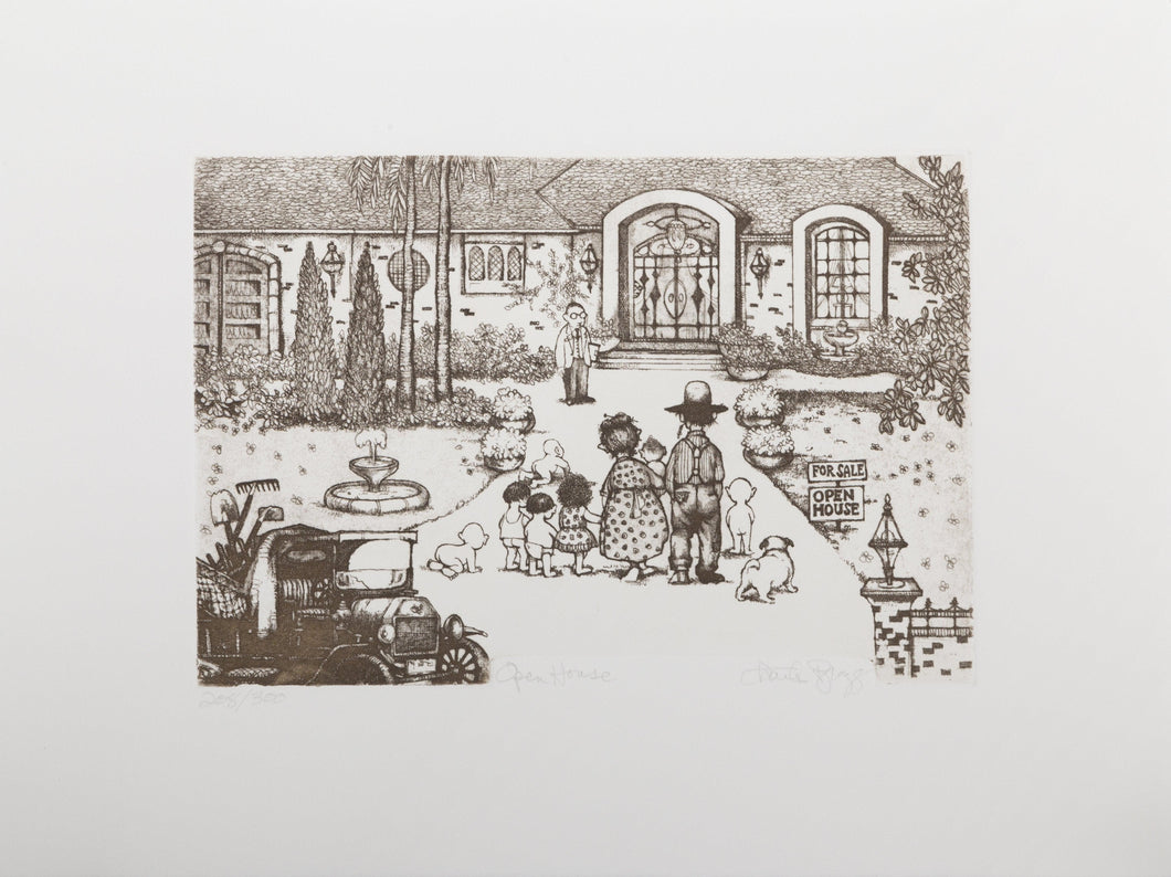 Open House Etching | Charles Bragg,{{product.type}}