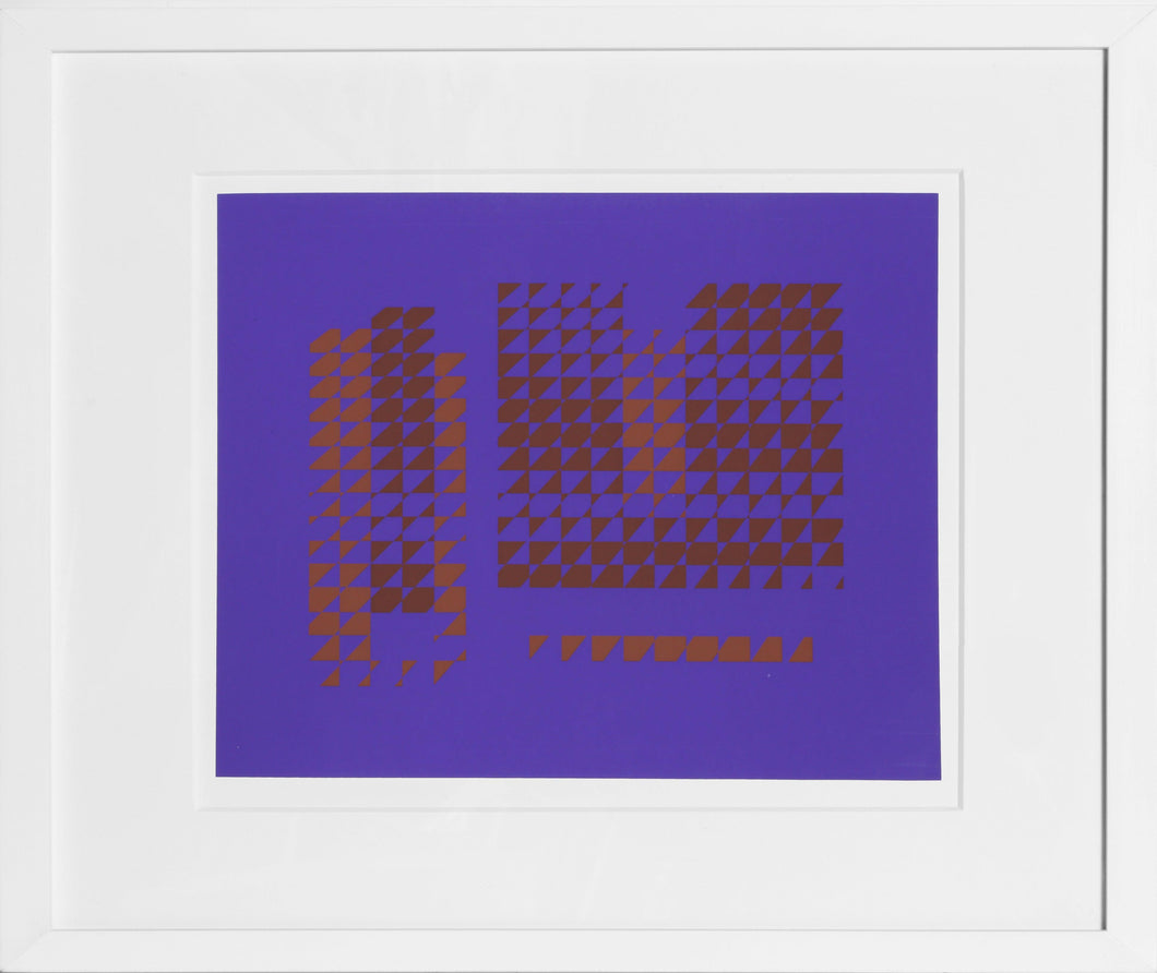 Opposing Construction - P2, F15, I2 Screenprint | Josef Albers,{{product.type}}