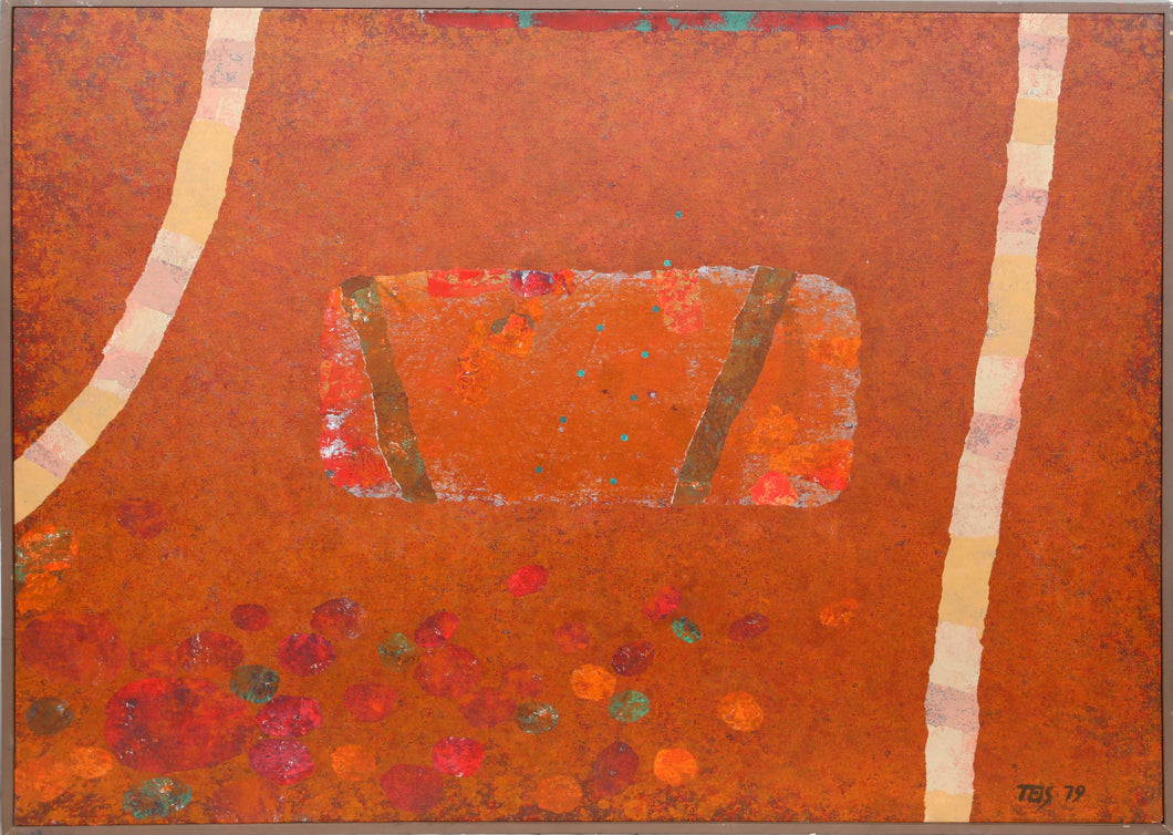 Orange Abstract Acrylic | Dan Teis,{{product.type}}