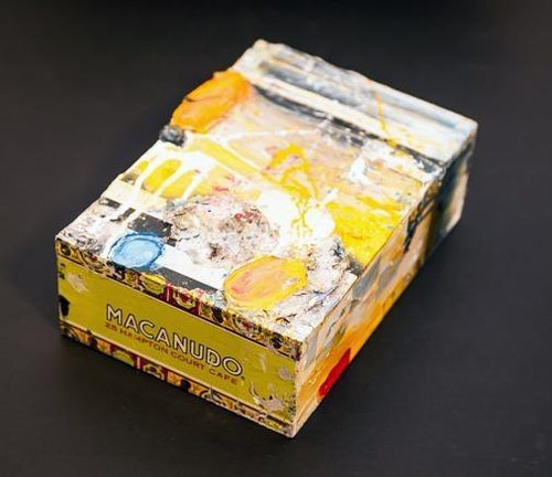 Orange Abstract Mixed Media | Robert Baribeau,{{product.type}}