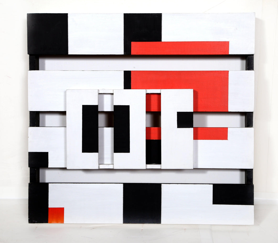 Orange Square Wood | Pieter Wiegersma,{{product.type}}