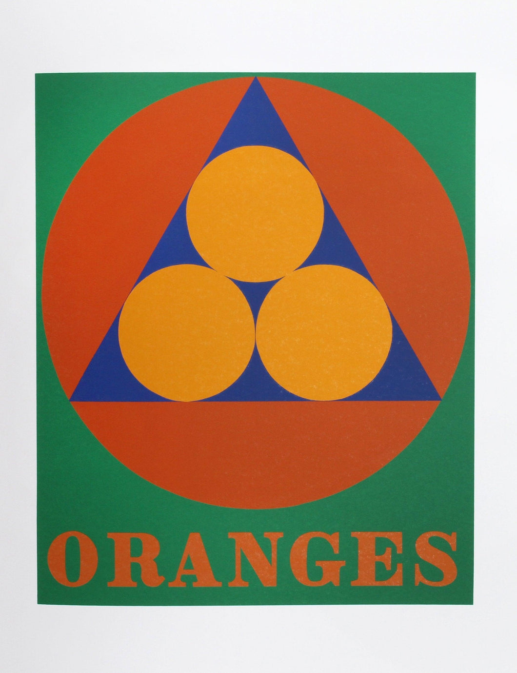 Oranges from the American Dream Portfolio Screenprint | Robert Indiana,{{product.type}}