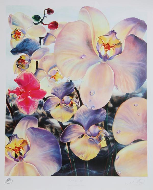 Orchids Poster | Brett-Livingstone Strong,{{product.type}}