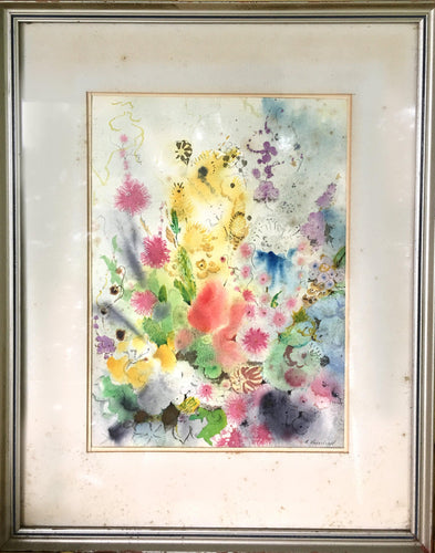 Oriental Fanfare Watercolor | Barbara Vassilieff,{{product.type}}