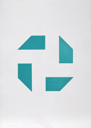 Origami V Etching | Omar Rayo,{{product.type}}