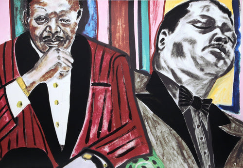 Oscar Peterson Screenprint | Frederick J. Brown,{{product.type}}