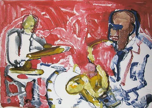 Out Chorus (Rhythm Section) Lithograph | Romare Bearden,{{product.type}}