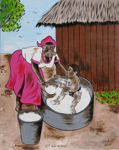 Out Door Bathing Acrylic | Isiah Nicholas,{{product.type}}
