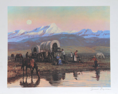 Overnight Stop Lithograph | Duane Bryers,{{product.type}}