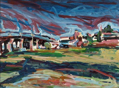 Overpass to Manhattan Acrylic | Alfred Sandford,{{product.type}}