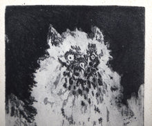 Owl Etching | Unknown Artist,{{product.type}}