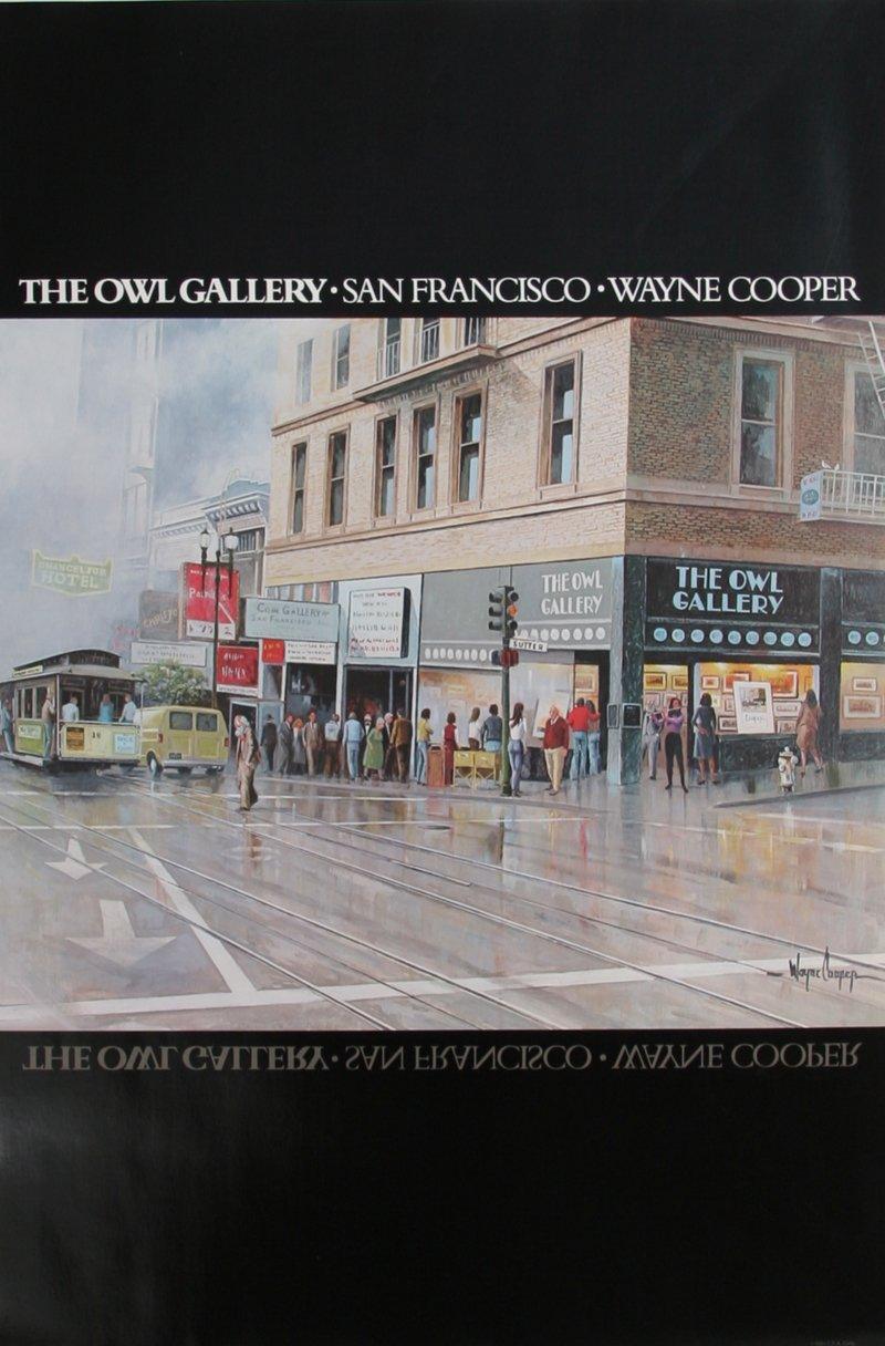 Owl Gallery Poster | Wayne Cooper,{{product.type}}