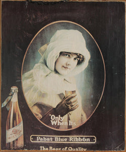 Pabst Blue Ribbon Beer Advertisement Poster | Unknown Artist - Poster,{{product.type}}