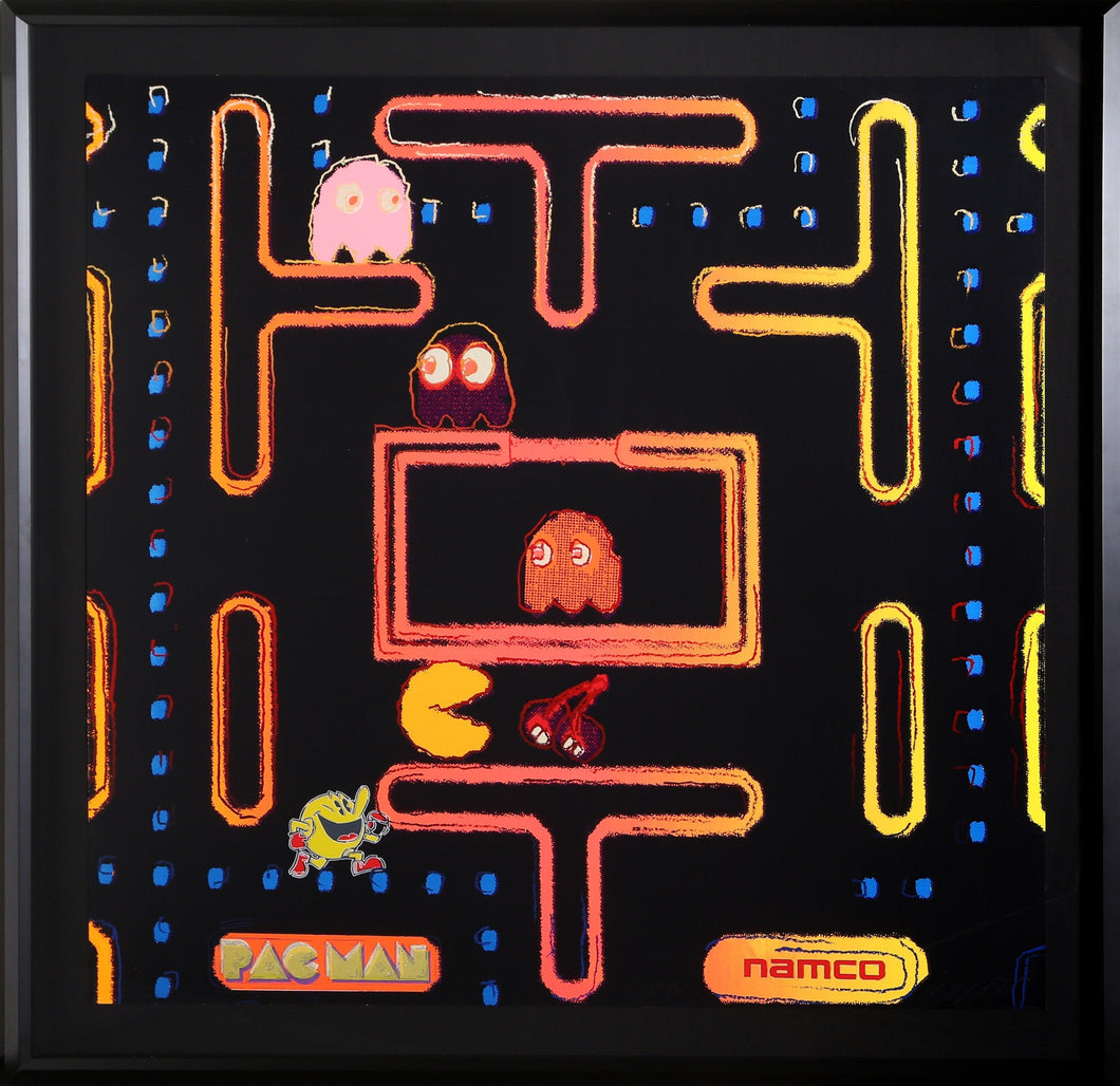 Pac-Man from the Homage to Andy Warhol Portfolio Screenprint | Rupert Jasen Smith,{{product.type}}