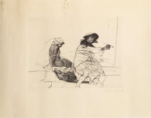 Painter and Model Lithograph | Claude Weisbuch,{{product.type}}