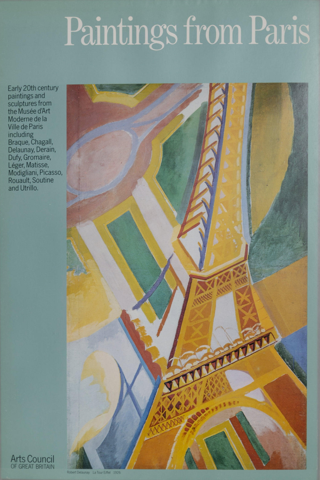 Paintings From Paris - Eiffel Tower Poster | Robert Delaunay,{{product.type}}