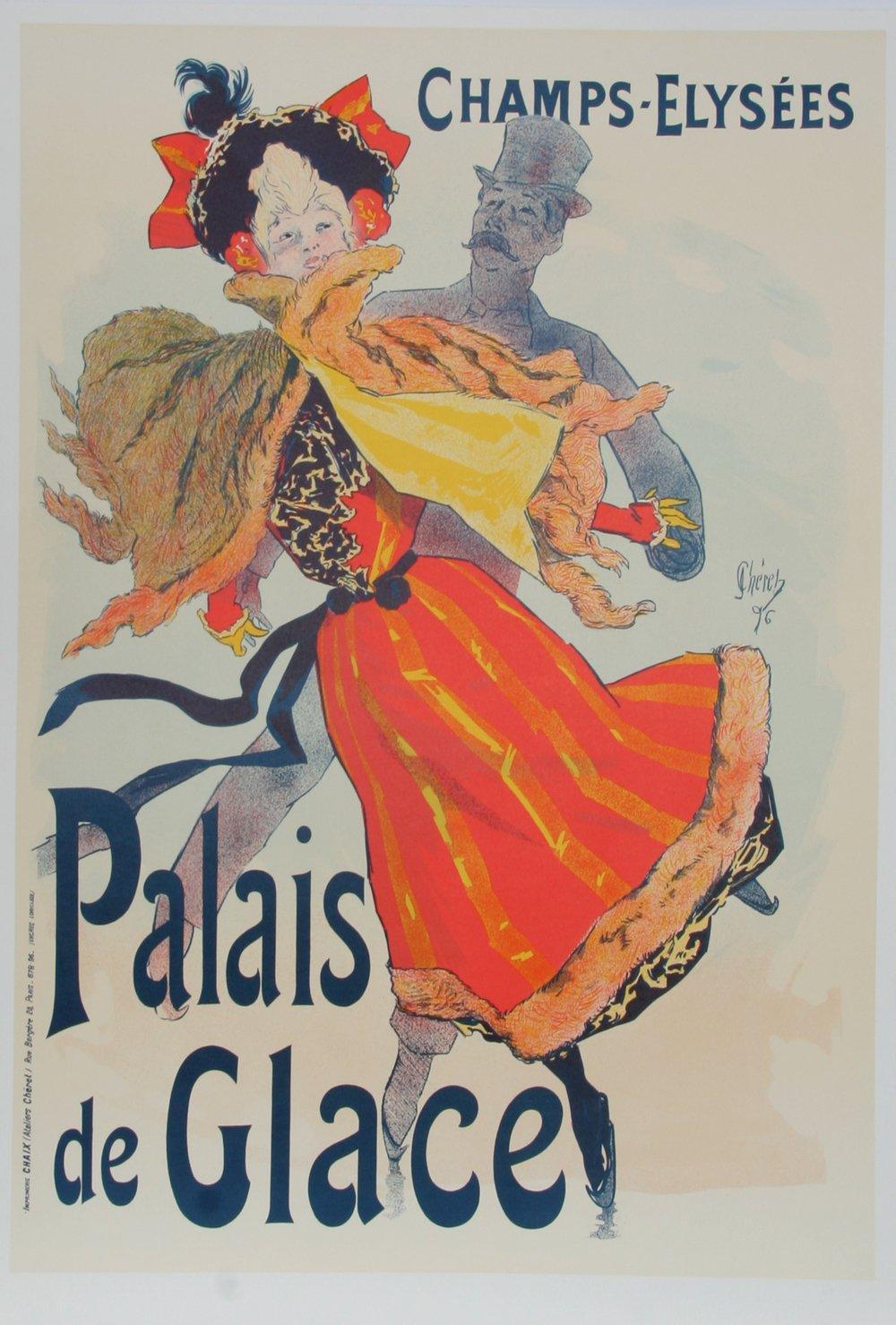 Palais de Glace, Champs-Elysses Poster | Jules Cheret,{{product.type}}