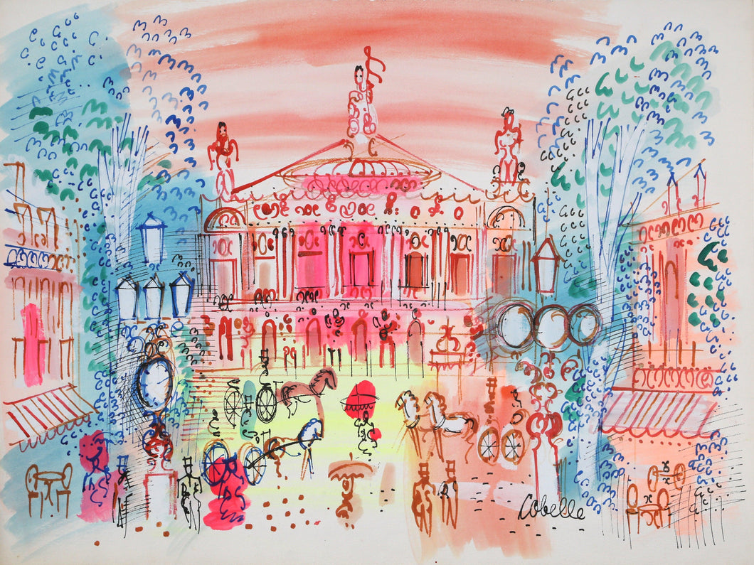 Palais Garnier Plaza 7 Acrylic | Charles Cobelle,{{product.type}}