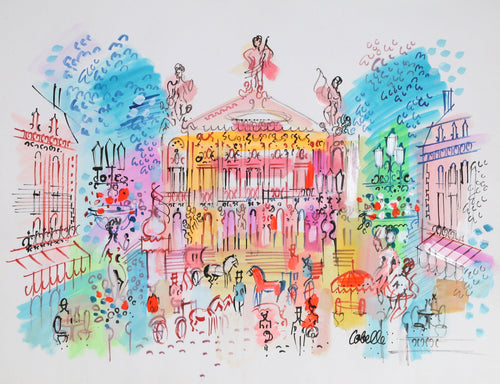 Palais Garnier Plaza 9 Acrylic | Charles Cobelle,{{product.type}}