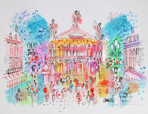 Palais Garnier Plaza 9 Acrylic | Charles Cobelle,{{product.type}}