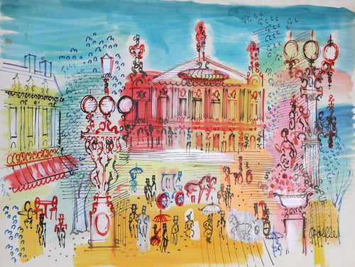 Palais Garnier with Cafe Acrylic | Charles Cobelle,{{product.type}}