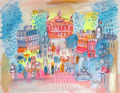 Palais Garnier with Fountain 1 Acrylic | Charles Cobelle,{{product.type}}