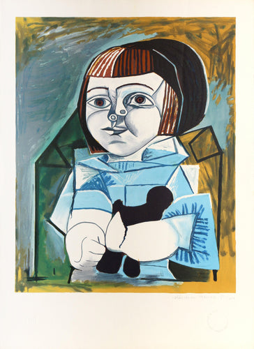 Paloma en Bleu Lithograph | Pablo Picasso,{{product.type}}