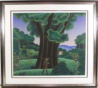 Pan's Oak Screenprint | Thomas McKnight,{{product.type}}