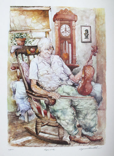 Papa's World Lithograph | Seymour Rosenthal,{{product.type}}