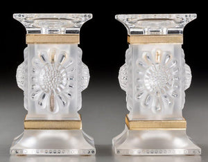 Paquerette Candlesticks home decor | René Lalique,{{product.type}}