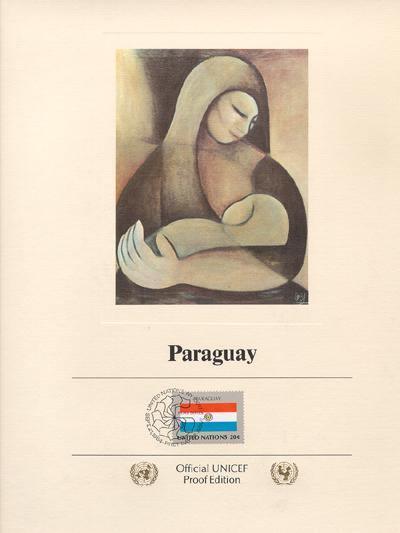Paraguay Lithograph | Olga Blinder,{{product.type}}
