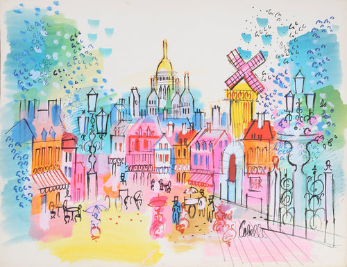 Paris Bar with Moulin Rouge Acrylic | Charles Cobelle,{{product.type}}