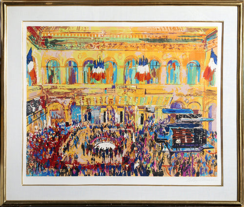 Paris Bourse Screenprint | LeRoy Neiman,{{product.type}}