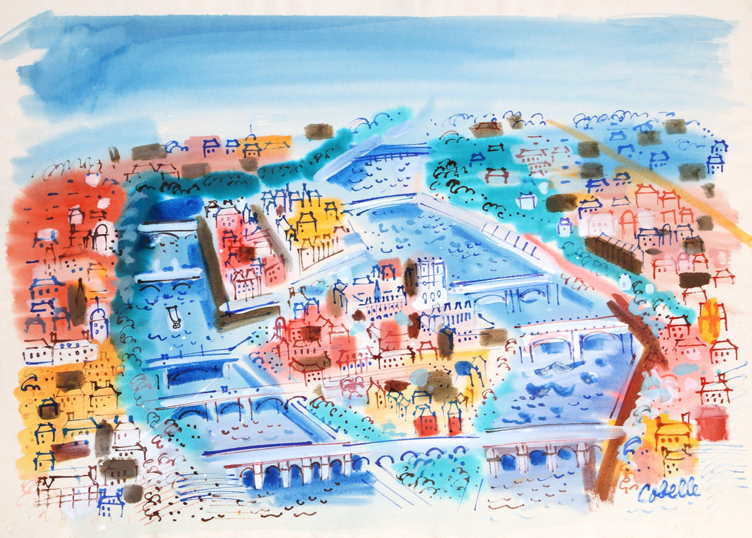 Paris Bridges and Iles Acrylic | Charles Cobelle,{{product.type}}