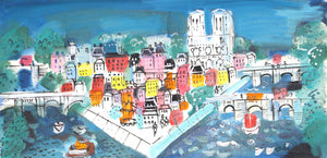 Paris Bridges from the Seine Acrylic | Charles Cobelle,{{product.type}}