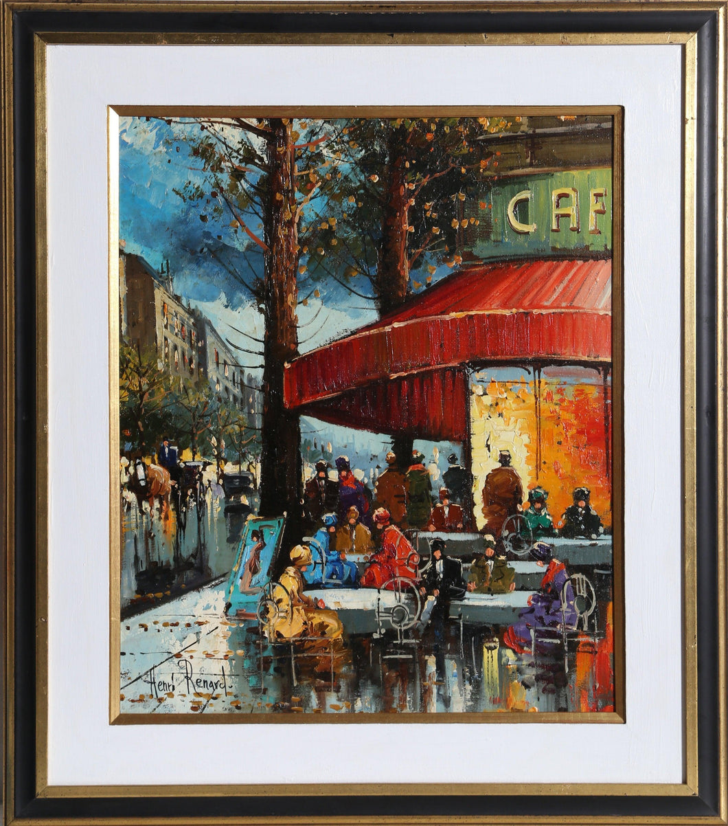 Paris Cafe Oil | Henri Renard,{{product.type}}