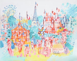 Paris Carnival with Carousel Acrylic | Charles Cobelle,{{product.type}}