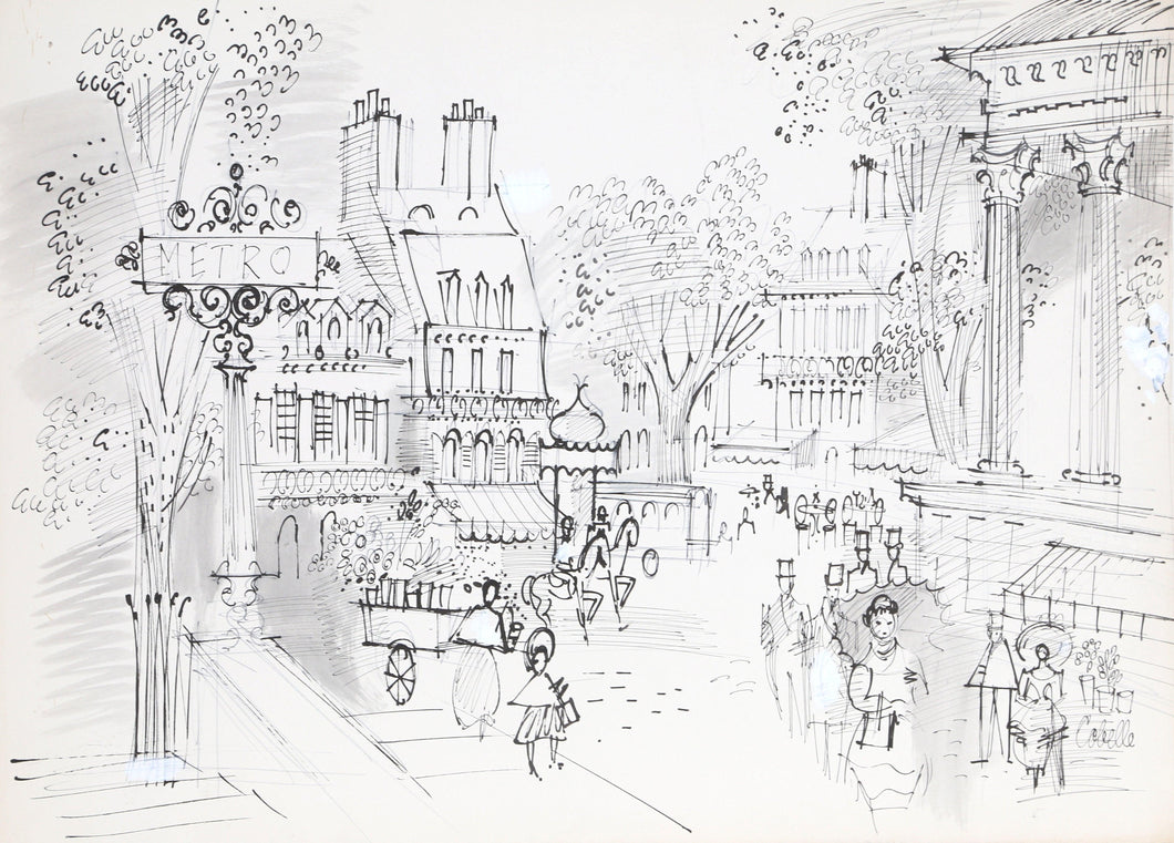 Paris Metro Ink | Charles Cobelle,{{product.type}}