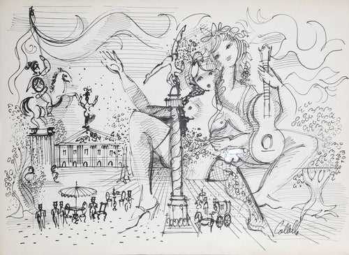 Paris Monuments with Nudes Ink | Charles Cobelle,{{product.type}}