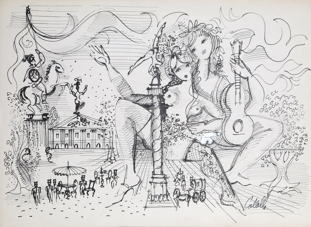 Paris Monuments with Nudes Ink | Charles Cobelle,{{product.type}}